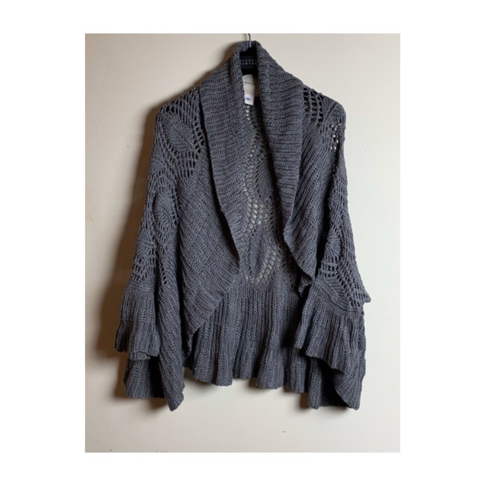 MASON GREY 3/4 SLEEVE SHAWL